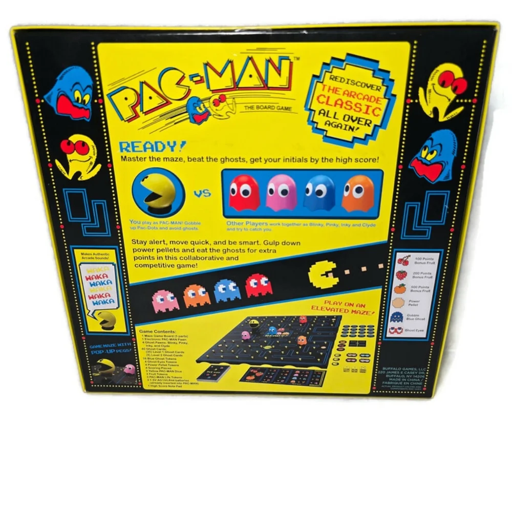 Pac-Man The Board Game Arcade Classic Namco Bandai Buffalo Buffalo Games